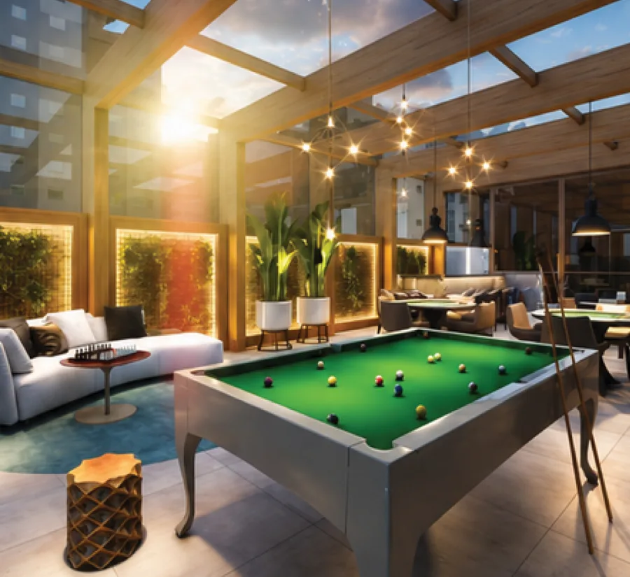 Indoor games room